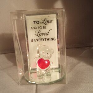 🌀 Free With Purchase 🌀Glass bear heart